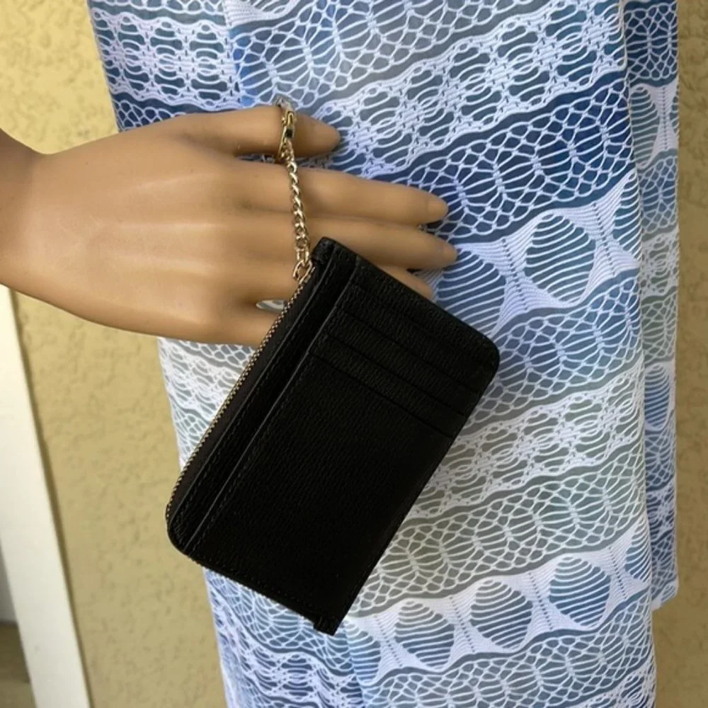 Kate Spade Darcy Medium L-Zip Card Holder Black - Picture 16 of 16